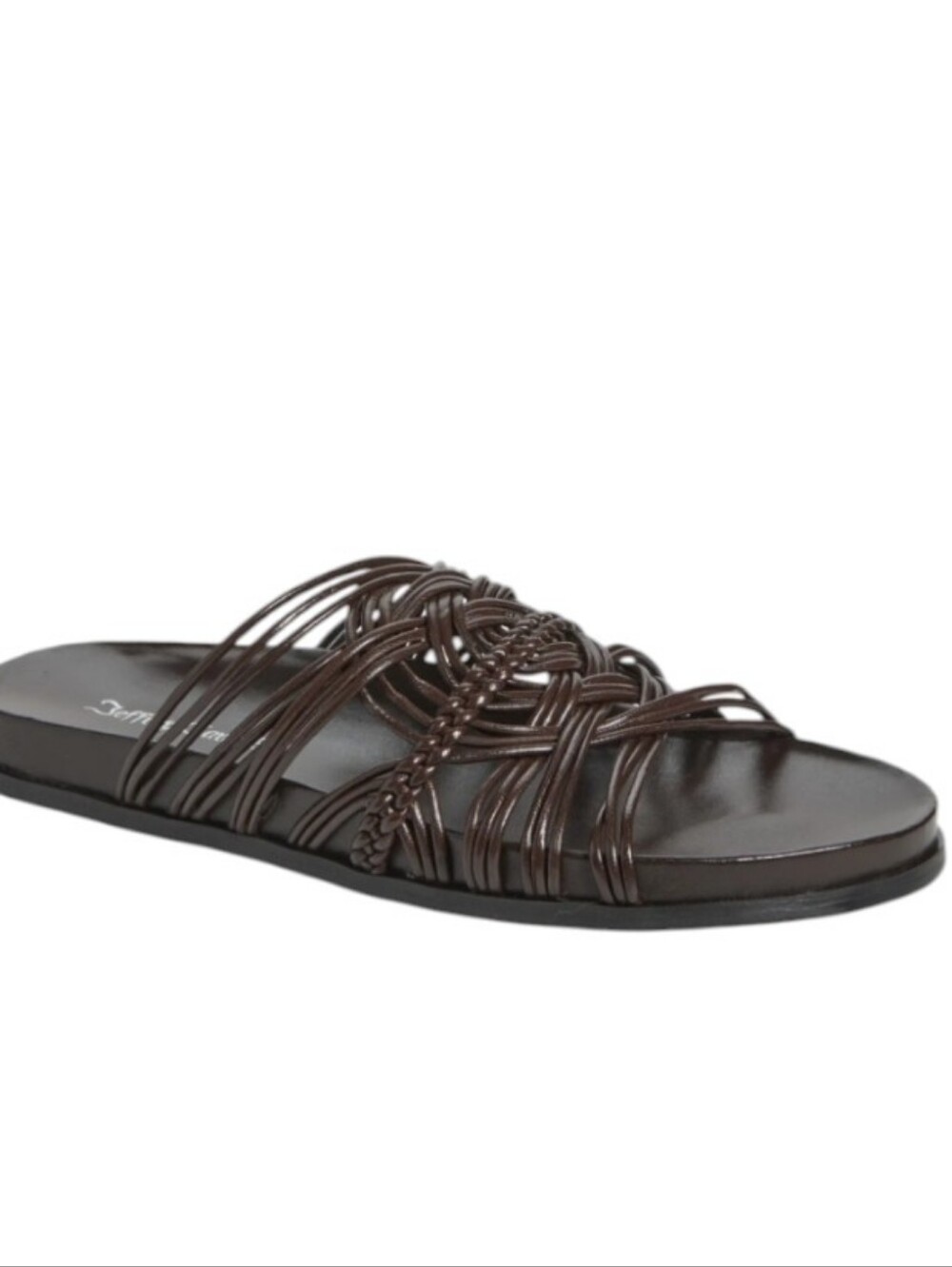 Jeffrey Campbell Intwined slide sandals in black... Size 8